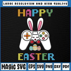 video game easter svg png, bunny gaming controller gamer svg, easter bunny gaming svg, easter day, digital download