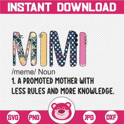 Mimi PNG , Mimi with Flowers Sublimation Designs Downloads , Mimi PNG Designs
