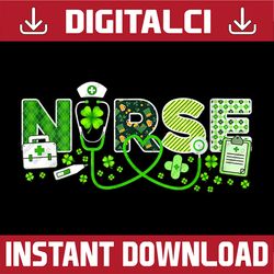 nurse st patrick's day lucky nurse er icu nicu rn nurses png sublimation designs