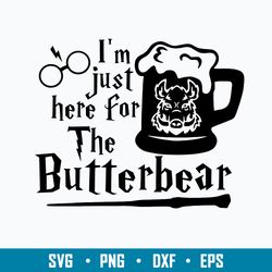 im just here for the butterbeer svg, harry potter svg, png dxf eps file