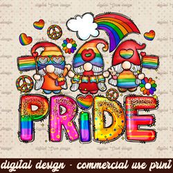 Pride Gnome Sublimation Design Png, Pride Png, Gnome Png, Lgbt Png, Sunflower Png Files for Cricut, LGBT Gay Pride Png F