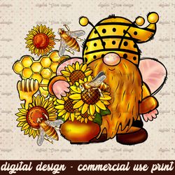 Gnomes png, Sunflowers png, Leopard Gnome,Digital Design, PNG File, Download, Sublimation, Digital File, PNG, Printable