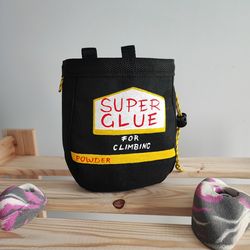 Chalk bag Super glue for rock climbing