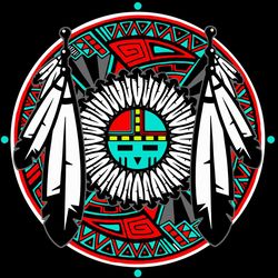 hopi sun 9, native americansvg, native american svg, native american