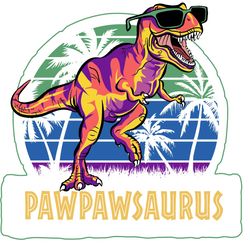 pawpawsaurus t rex svg, dinosaur pawpaw svg, saurus family svg