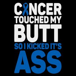 funny colon cancer survivor cancer awareness ribbon svg