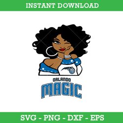 orlando magic girl svg, orlando magic svg, girl sport svg, nba svg, png dxf eps, instant download