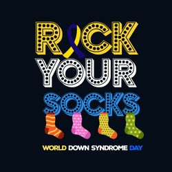 Rock Your Socks Svg, Awareness Svg, Down Syndrome Awareness Svg, Socks Svg, World Down Syndrome Day Svg