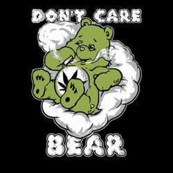 don't care bear weed svg, trending svg, cannabis svg, weed svg