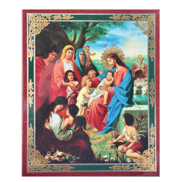 Jesus Christ icon Blessing/Teaching the Children