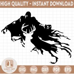 ghost deer svg, ghost svg,harry potter theme, harry potter print, harry potter party, potter birthday, harry potter png,