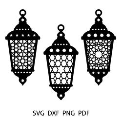Arabic Lantern Cut Files Ramadan Decoration