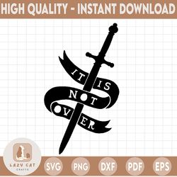 it is not over svg,harry potter theme, harry potter print, harry potter party, potter birthday, harry potter png, potter