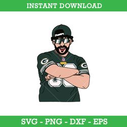 Bad Bunny Green Bay Packers Svg, Green Bay Packers Svg, Bad Bunny NFL Svg, Instant Download