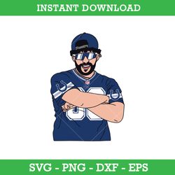 Bad Bunny Indianapolis Colts Svg, Indianapolis Colts Svg, Bad Bunny NFL Svg, Instant Download