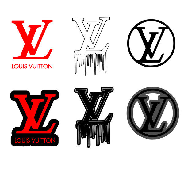 Louis Vuitton Bundle Svg, Lv Logo Svg, Louis Vuitton Logo Svg, Logo Svg  File Cut Digital Download