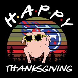 Happy Turkey Thanksgiving Tennessee Titans,NFL Svg, Football Svg, Cricut File, Svg