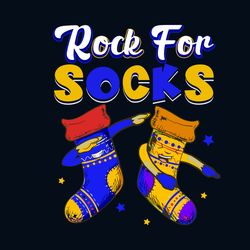 Rock For Socks Svg, Down Syndrome Awareness Svg, Awareness Svg, Rock Svg, Socks Svg, Dabbing Socks Svg
