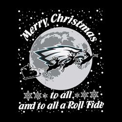Merry Christmas To All And To All Philadelphia Eagles,NFL Svg, Football Svg, Cricut File, Svg