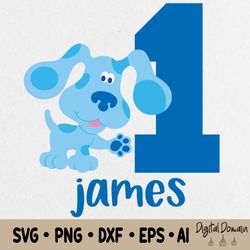 blues clues digital download, svg file, print then cut design