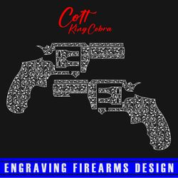 engraving firearms design colt king cobra filigree design