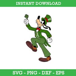 goofy leprechaunt svg, goofy st patrick's day svg, saint patrick's day disney svg, instant download