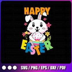 happy easter svg, kids easter svg, cute bunny eggs, easter egg, happy easter png, kids easter png, svg files for cricut,