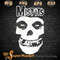 Misfit Fiend Logo American Psycho Funny Skeleton sVg PnG DXF Eps.jpg