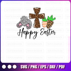 happy easter bunny leopard cross carrot png, bunny cross png, christ jesus png, file for print