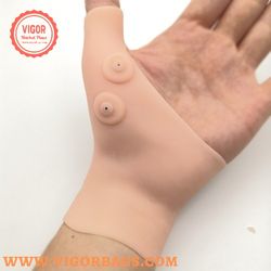 magnetic therapy wrist thumb support silicone gel arthritis corrector gloves (only for us customers)