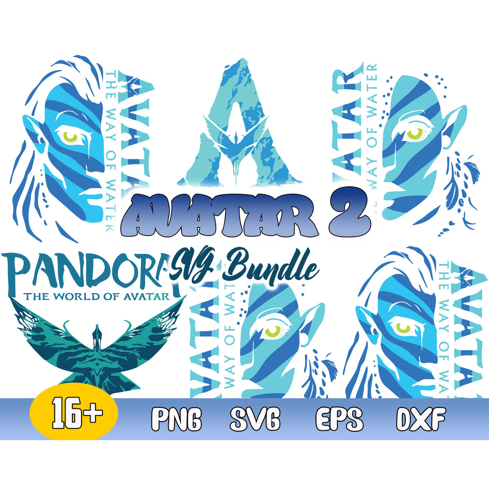 Avatar 2 Bundle Svg, Jake Sully Avatar 2 Svg, Avatar The Way Of Water Svg, Logo Avatar 2 Svg.jpg