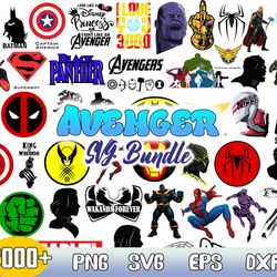 avenger bundle svg, superhero svg, marvel svg, avengers clipart, instant dowload