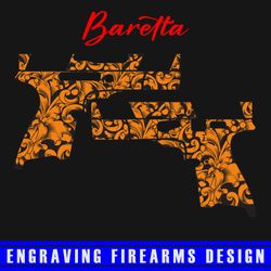 Engraving Firearms Design Baretta Scroll Design