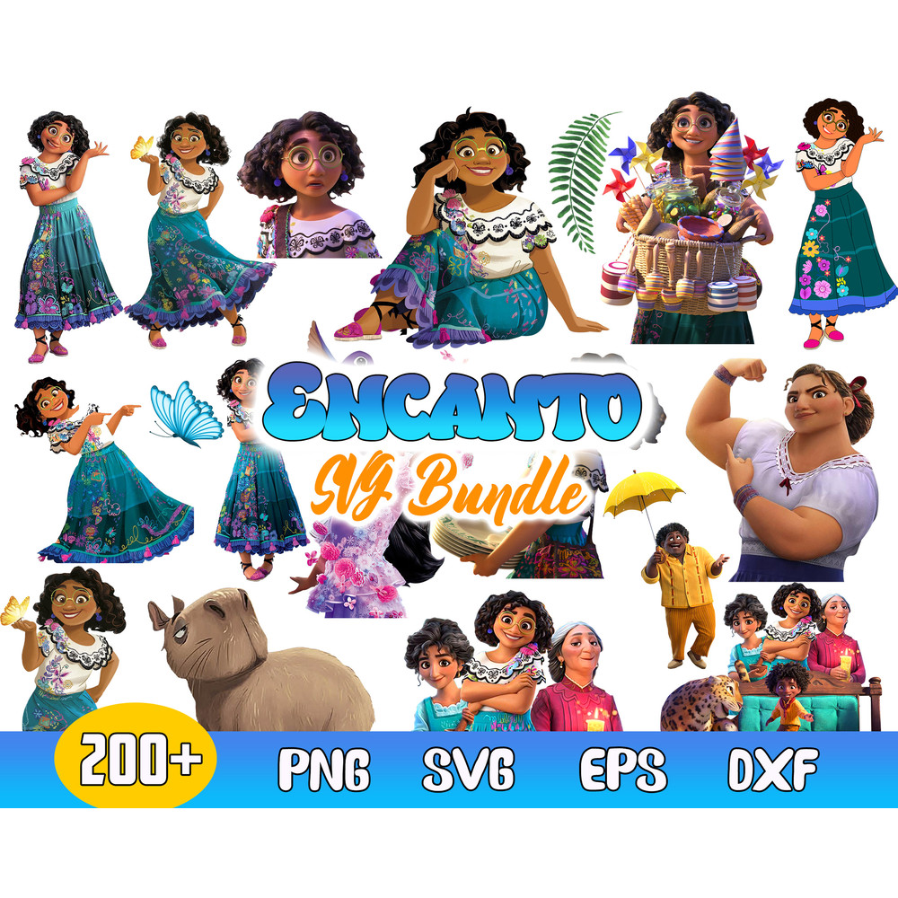 Disney Encanto Bundle Svg, Encanto Svg, Encanto Characters Svg, Encanto Clipart, Encanto Cricut.jpg