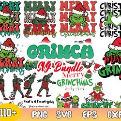 grinchmas bundle svg, grinch christmas svg, merry grinch svg, grinch svg, instant download