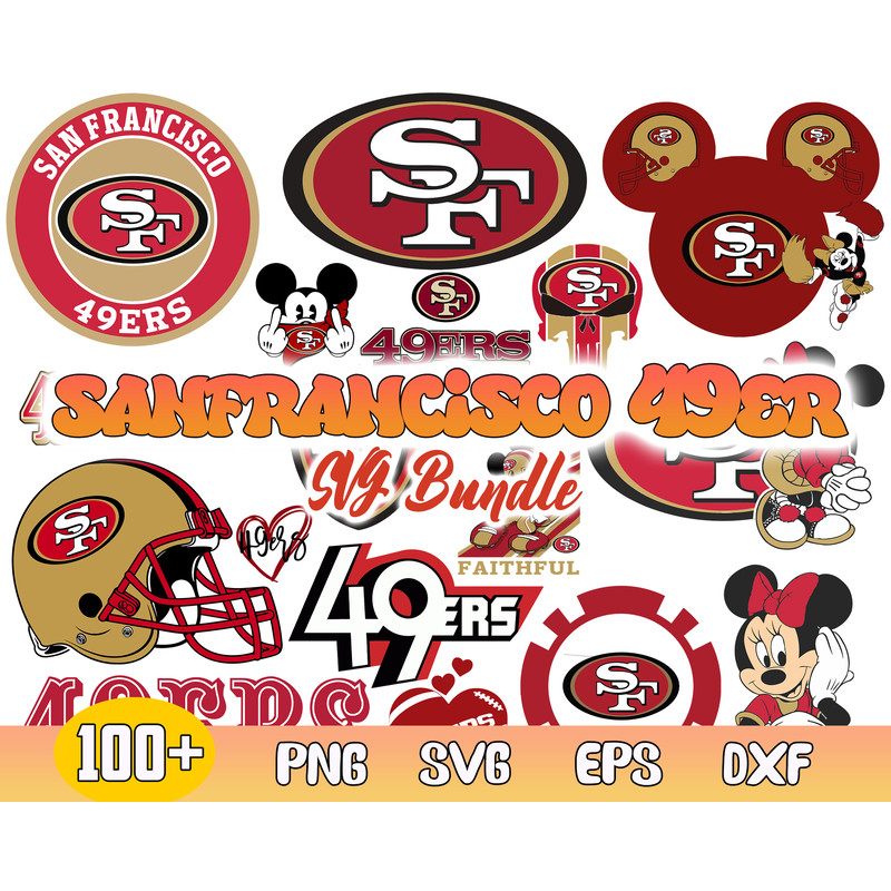 San Francisco 49ers Bundle Svg, San Francisco 49ers Svg, NFL SVG, Football Svg, Sport Svg.jpg