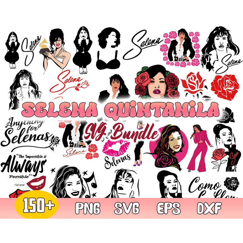 Selena Quintanila Bundle Svg, Selena Svg, Selena Quintanila Svg, Png Dxf Eps File.jpg
