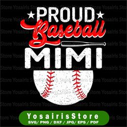 proud baseball mimi svg, mother's day sport svg, baseball mimi svg, baseball grandma gift, baseball game day svg