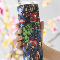 super hero tumbler premium skinny tumbler wrap 20 ounce tumbler wrap png clipart image seamless image
