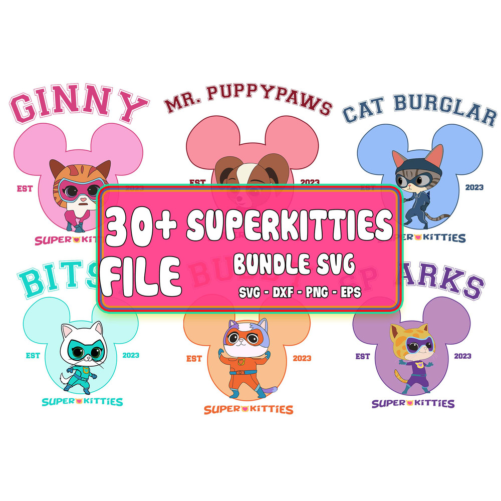 Disney Junior SuperKitties Pounce, full team svg.jpg