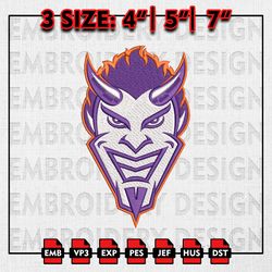 Northwestern State Embroidery files, NCAA D1 teams Embroidery Designs, Northwestern State, Machine Embroidery Pattern