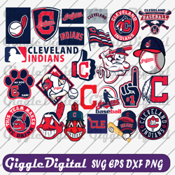 cleveland indians bundle, cleveland indians svg, cleveland indians png, cricut cleveland indians, cleveland indians logo
