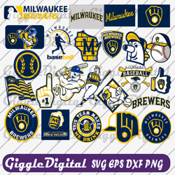 milwaukee brewers bundle, milwaukee brewers logo svg, milwaukee brewers png, cricut milwaukee brewers, milwaukee brewers