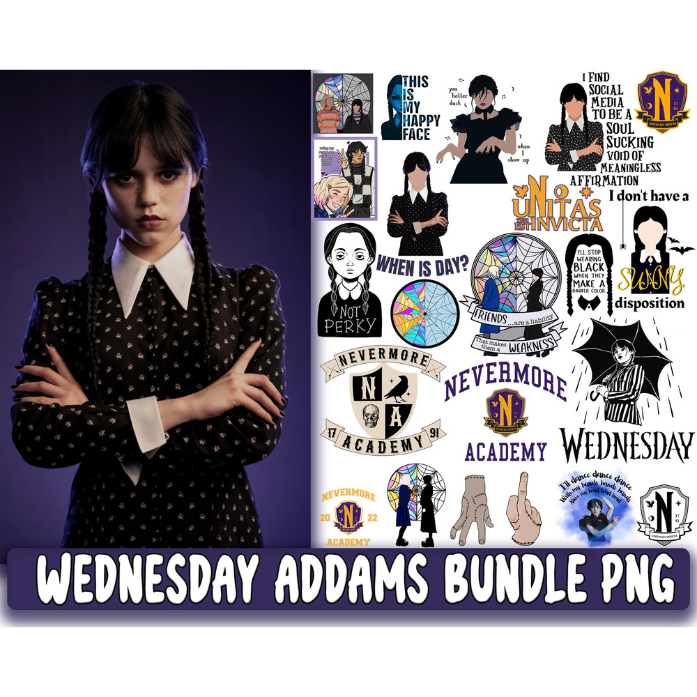 Wednesday Addams bundle png.jpg