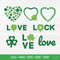 heart with shamrock
