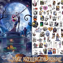 170 file jack skellington bundle png, jack skellington bundle png, for cricut, digital, file cut, instant download