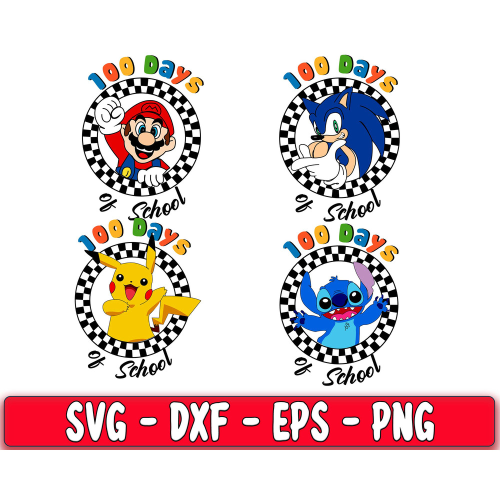100 Days of School Stitch svg, 100 Day of School Bundle svg , Retro 100th Day Stitch, Back to School svg bundle.jpg