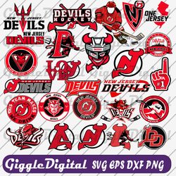 new jersey devils svg, new jersey devils bundle, new jersey devils logo, nhl bundle, nhl logo, nhl svg