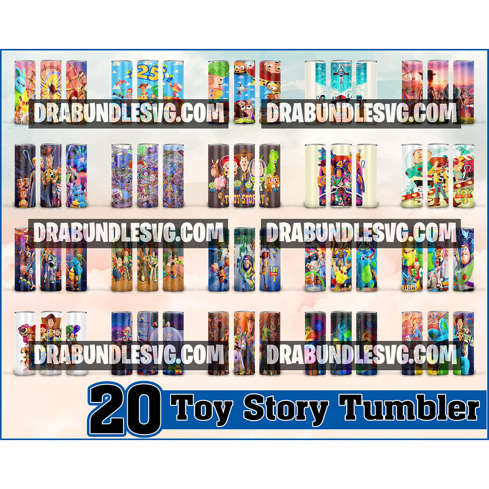 20 Toy Story Tumbler, Toy Story Insulated Cup for School, Custom Toy Story Gifts, Toy Story Gift, Personalized Woody Buzz Cup, Gift for Boy.jpg