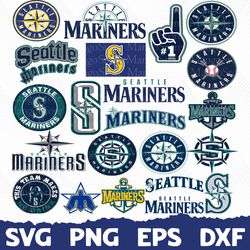 Seattle Mariners bundle, Seattle Mariners Logo svg, Seattle Mariners png, Cricut Seattle Mariners, Seattle Mariners Logo